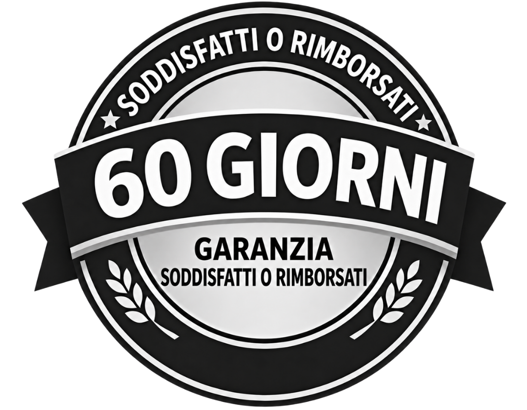 Garanzia soddisfatti o rimborsati 60 giorni